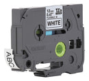 Brother fita flexivel Tze-fx231 12mm preto e branco