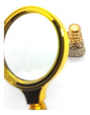 Lupa De Luxo Com Lente De Aumento Zoom 10x 70mm Mf-70