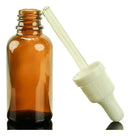 20 Unid. Frasco Vidro Âmbar 30ml Conta Gotas Preto Completo