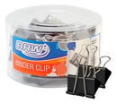 Prendedor De Papel Binder Clip 25mm Brw Caixa Com 48un