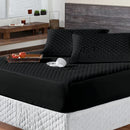 Capa Protetora Colchão Queen Size Box Impermeável Elástico Cor Preto