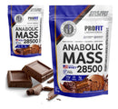 Suplemento em pó ProFit Laboratórios Anabolic Mass 28500 proteínas sabor chocolate em sachê de 3kg