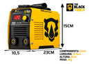 Máquina Inversora De Solda Portatil Mma Eletrodo MI150D 120A The Black Tools
