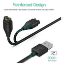 Carregador Cabo Usb Compatível Com Garmin Fenix 8 Fenix 7 Cor Preta