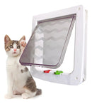 Porta Portinha Gato Cachorro G 27,5cm X 24,5 Cm Cor Branco