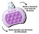 Pop It Brinquedo De Bolinha Jogo Da Memória Eletronico Its Cor Rosa