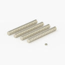 Kit Com 100 Peças De Ímã De Neodímio 3x1mm N35 Redondo Super Forte Para Projetos Artesanato E Fixação Variall