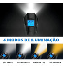 Acessórios Bike Lanterna Velocímetro E Buzina Potente Usb 3