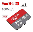 Cartão de memória SanDisk SDSQUAR-064G-GN6MA Ultra com adaptador SD 64GB