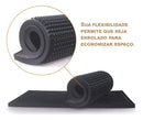 Tapete Escorredor De Louça Silicone Porta Copos Pratos 30x15 Cor Preto