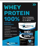Whey Protein 100% Refil (900g) - Health Time Sabor Morango