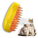 Escova de Limpeza 3 em 1 Gato Cão - Cor Amarelo