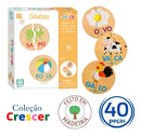 Jogo Didático Sílabas 40 Pçs Col.crescer 0451 Nig