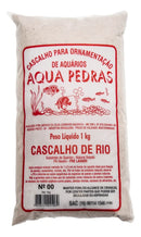 Areia para aquário substrato cascalho de rio super fina Aqua Pedras Cascalho De Rio Nº00 1Kg