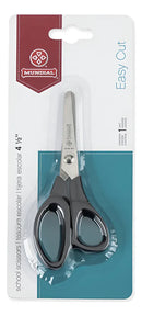 Tesoura Escolar Infantil Preta Corte Facil 11,5cm Mundial