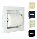 Suporte Porta Papel Higienico De Parede Papel Branco Alaska