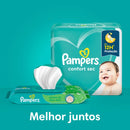 Lenços Umedecidos Pampers, Aroma de Aloe Vera 12 pacotes em total 576 Unidades