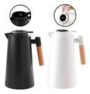 Garrafa térmica Dolce Home com termômetro de plástico 1L branca