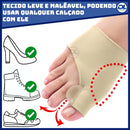 Par De Meias Ortopédicas Joanete - Correge E Separa Cor Bege Tamanho único tamanho