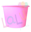 Kit 30 Balde De Pipoca 1,5l Lembrancinha Festa Baldi Rosa Bebê