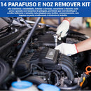 Kit 13 Peças Extração De Parafuso E Porca De Impacto Extrato