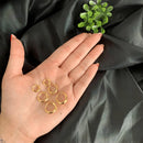 3 Pares Brinco Trio De Argola Gota Clicker Ouro 18k Banhada