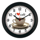 Relógio De Parede Café Gourmet Eurora 6586 Cor da estrutura Preto