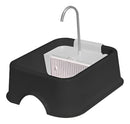 Fonte Bebedouro Gatos Cães Automático Joy Furacão Pet Cor Preto Quadrado