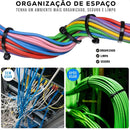 Presilha Enforca Gato Nylon Abraçadeira Fita 200x3mm, 1000un Cor Preto