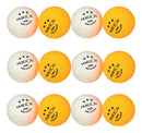10 Bolas Plástico Abs Tênis De Mesa Huieson 3 Estrelas Branca