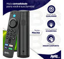 Controle Remoto Para Fire Stick Lite 4k Com Comando De Voz Parosflux
