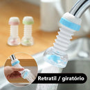 Bico Arejador Prolongador Torneira Chuveirinho Flexível 360º Azul