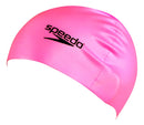 Touca Natação Speedo Flat Lisa Proteção Água Silicone Cor Rosa