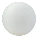 Vidro Globo Bola 12cm Diâmetro Branco Fosco Sem Colar