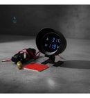 Voltímetro + Marcador De Temperatura Automotivo Universal - Marca Inv Tech