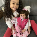 VXN Boneca Bebe Reborn Silicone Realista 48cm