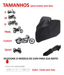 Capa Para Moto Forrada Impermeável Térmica Sol Chuva