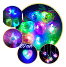 Kit Colar Pisca Luminoso 20un Led Colorido Festa Sortidos Bahrein