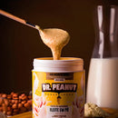 Pasta De Amendoin Dr Peanut Power Cream Whey Protein 600g Sabor Leite Em Pó