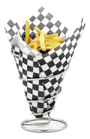 Papel Acoplado - Quadriculado Preto Xadrez - (500 Unidades)