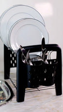 Escorredor de Pratos Duplo Desmontavel Black Arthi