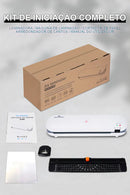 Plastificadora Laminadora A4 A5 A6 Mecolour Refiladora 3x1 230mm Sl 288 E 10 Folhas De Plastico Aquecimento