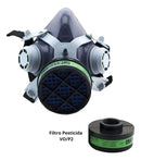 Máscara respiratória facial de proteção agrícola Alltec 2001-P tamanho Único