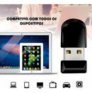 Pen Drive Mini 2.0 64gb Rápido Portátil Resistente C/tampa Preto Preto