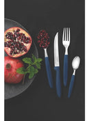 Jogo De Talheres Inox Faqueiro 24 Peças Tramontina Ipanema A Cor Azul