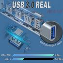 Hub Usb 4 Portas 3.0 Macbook Cabo Extensor Adaptador Mesa Computador Várias Portas 3.0 e 2.0 Pc Notebook Impressora Switch Ayann