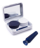 Estojo  Lente De Contato Com Ventosa Extratora E Espelho.