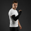 1 Par De Manguito Abertura No Dedo Proteção Solar Uv Preto GG