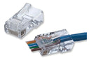 Conector Rede Ez-rj45 Vazado Cat5e 100un Exbom Cont-rj45c100