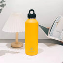 Garrafinha Garrafa Térmica Inox Squeeze Água Gelada Display Digital Cor Rosa